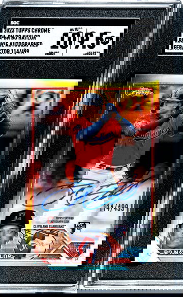 2023 Topps Chrome Bo Naylor #RA-BN RK. Auto. Ref. SGC 9.5