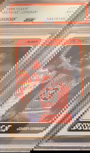1988 Fleer Michael Jordan #17 PSA 7