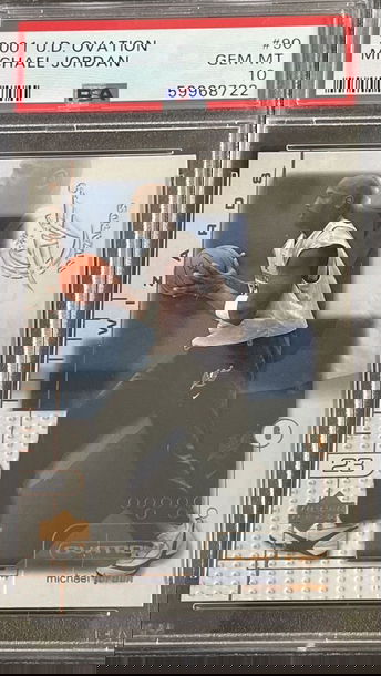 2001 Upper Deck UD Ovation 90 Michael Jordan Washington Wizards PSA 10 Gem Mint