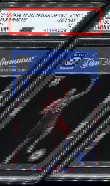 2016-17 Donruss Optic Holo #151 Ben Simmons PSA 10