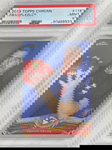 2013 Topps Chrome Travis Kelce RC PSA 9