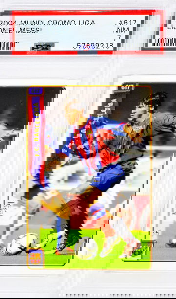 2004 Lionel Messi Mundi Cromo Liga    #617 PSA 7