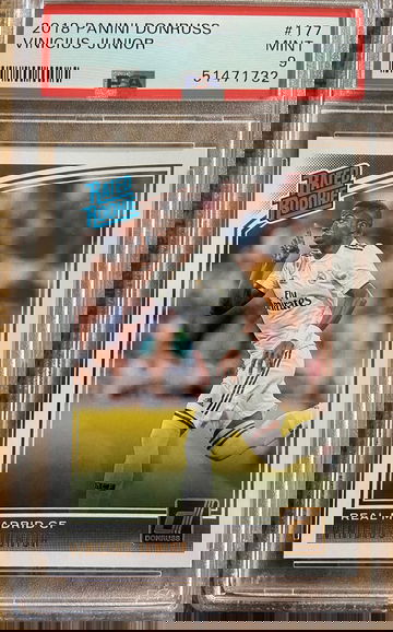 2018 Panini Donruss Vinicius Junior Rated Rookie PSA 9