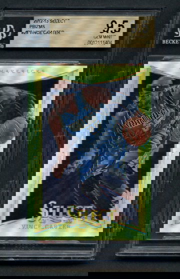 2012 Panini Select Silver Prizm VINCE CARTER BGS 9.5 Pop of 1