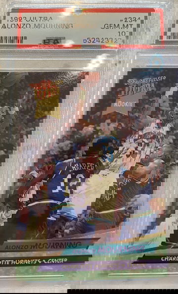 1992 Fleer Ultra Alonzo Mourning Rc PSA 10 Gem Mint