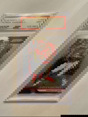 Patrick Mahomes II 2018 prizm 9