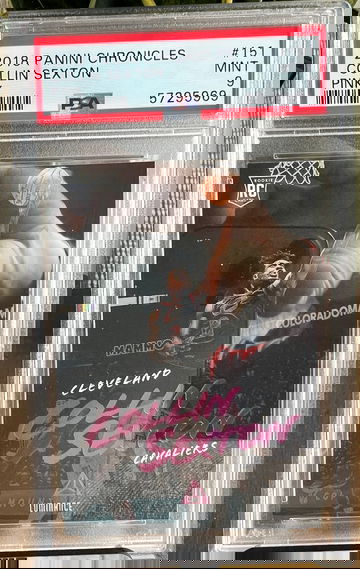 2018 19 Panini Chronicles Collin Sexton Luminance Pink #151 PSA 9 Rookie Card 🔥