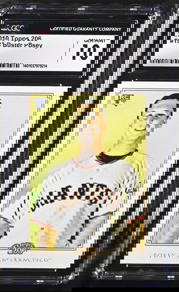 2010 TOPPS BUSTER POSEY 206 #193 CGC 10 BS.C1.45