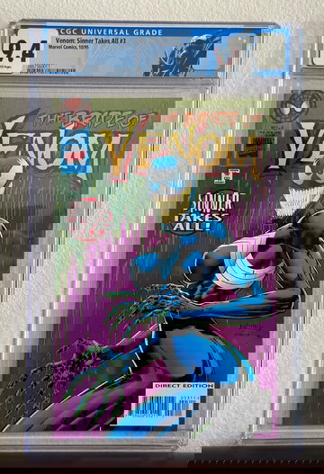 Venom: Sinner Takes All #3 CGC 9.4 with Custom Venom Label