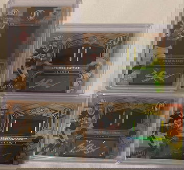 x4 2024 Panini Gold Standard Spencer Rattler Rookie Patch Auto Lot Saints