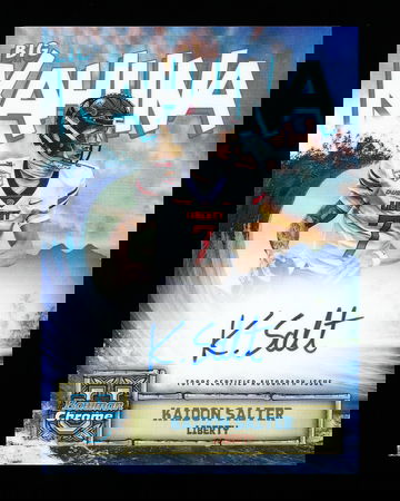2024 Bowman Chrome U Football Kaidon Salter Big Kahuna Auto Liberty #BK-KS