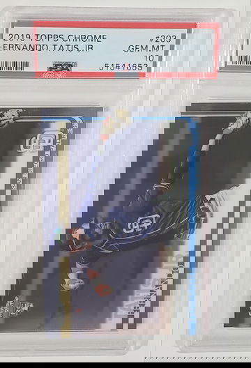2019 Topps Chrome Fernando Tatis Jr RC PSA 10