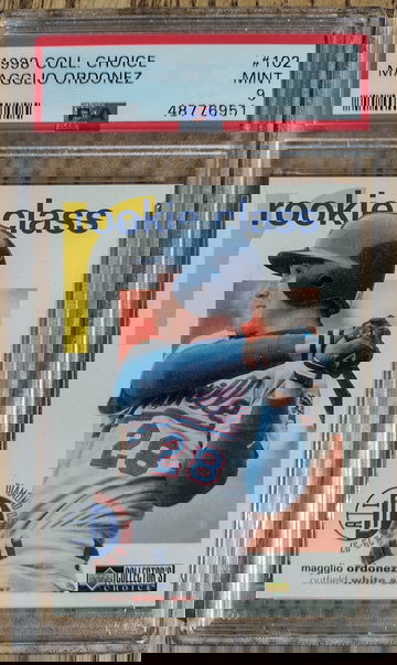 1998 Collector's Choice Magglio Ordonez PSA 9