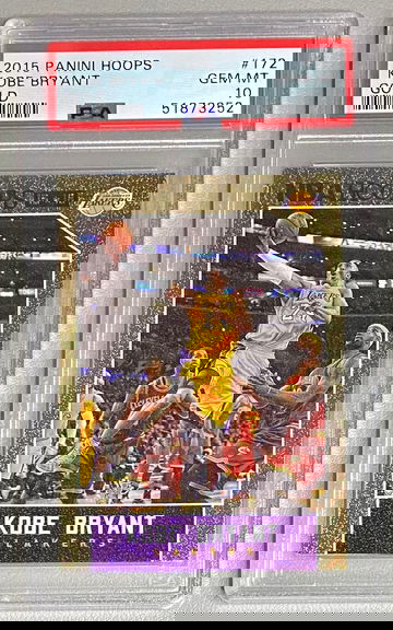 2015-16 Panini Hoops Gold #172 Kobe Bryant w/ LeBron James PSA 10