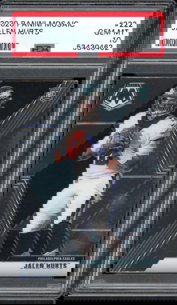 2020 Mosaic Jalen Hurts 222 PSA 10