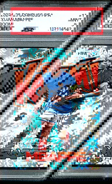 2024 Panini Donruss Fifa Kaboom! Kylian Mbappe #1 PSA 9