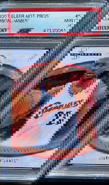 2007-08 Fleer Hot Prospects #5 LeBron James