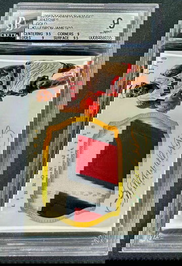 2013-14 Lebron James Panini Flawless Gold Game Worn Patch Holo 1/10 BGS 9 #2 Jersey SP