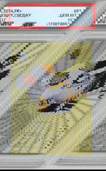 2024 UPPER DECK SPX GOLD #87 SIDNEY CROSBY CARD PENGUINS PSA 10 VERY RARE