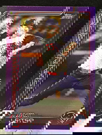 Jack Leiter  Purple Rainbow Foil #US165  2025 Topps Update  /250  Rangers