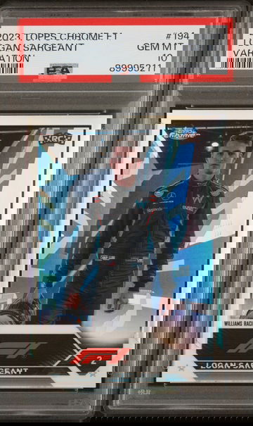 2023 Topps Chrome F1 Logan Sargeant Rookie RC Image Variation IV SP SSP #194