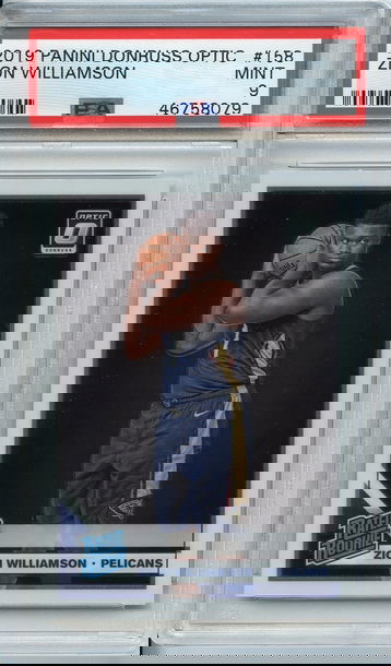 Zion Williamson Optic Rated Rookie PSA 9