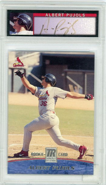 2001 Topps Reserve #103 Albert Pujols /1500 PSA 8