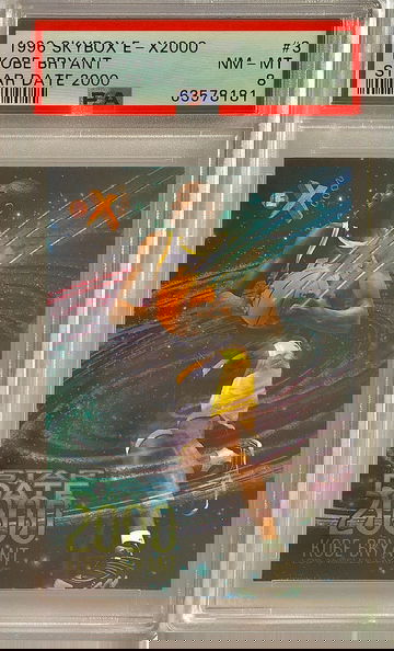 1996 Skybox E-X2000 Star Date Kobe Bryant PSA 8