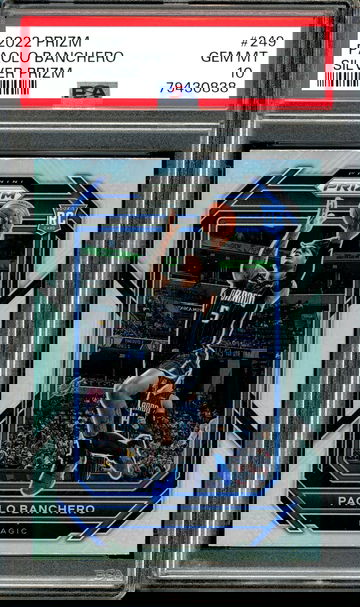 2022 Paolo Banchero Rookie Silver Prizm PSA 10