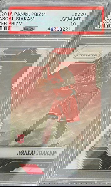 Pascal Siakam 2016-17 Prizm Silver RC PSA 10