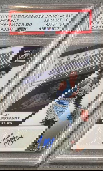2019-20 Donruss Optic JA Morant /99 Auto PSA 10