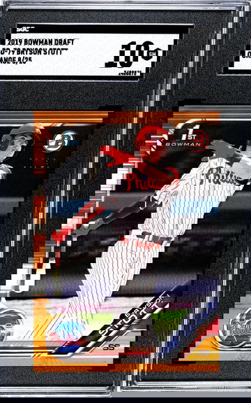 2019 Bowman Draft Orange /25 Bryson Stott SGC 10 Pop 2