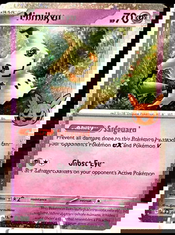 Mimikyu 037/091 Cosmos Holo Rare - Pokémon TCG Halloween Trick Or Trade 2024