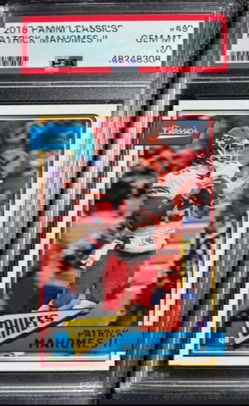 2018 Panini Classics PATRICK MAHOMES #49 PSA 10 Gem Mint KC Chiefs 