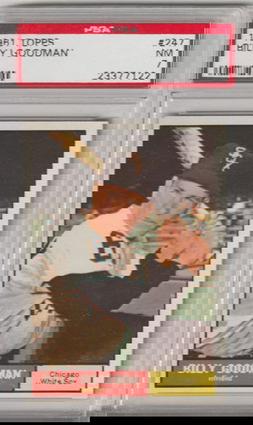 1961 Topps Billy Goodman PSA 7 (Near Mint)