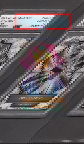 2021 Wild Card Alumination Silver #ABC6 Trey Lance PSA 10 RC Rookie