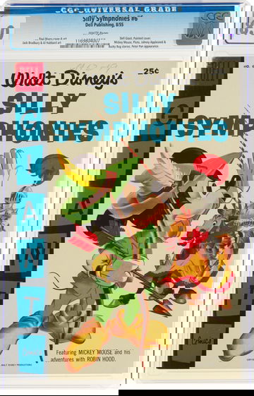 SILLY SYMPHONIES #6, CGC 8.0 VF