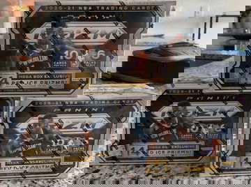 (3) 2021 Panini Prizm Basketball NBA Mega Box 