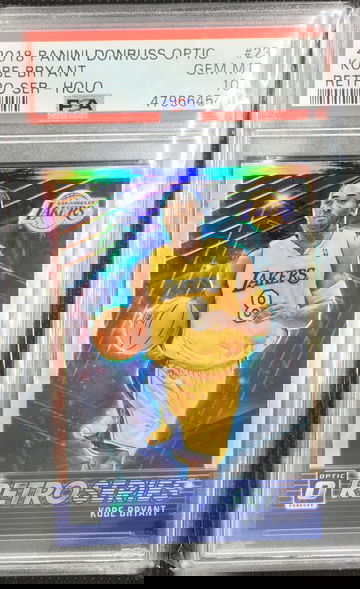 2018 Panini Donruss Optic Retro Holo Kobe Bryant PSA 10 Pop 10