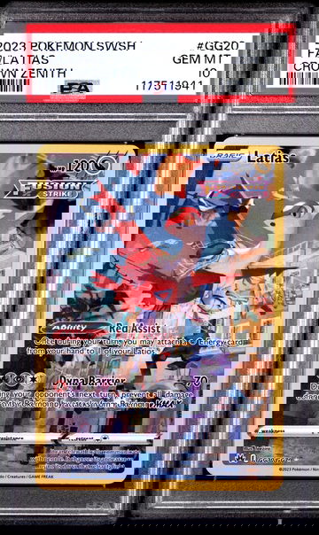 2023 Pokemon Sword and Shield Crown Zenith Latias #GG20 PSA 10