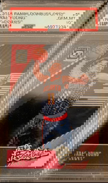 2018 Optic Trae Young The Rookies PSA 10
