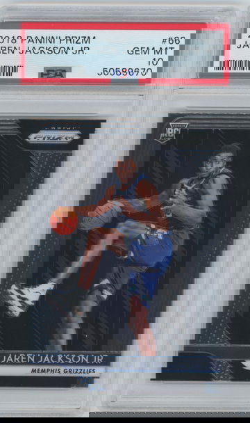 2018 Panini Prizm Jaren Jackson Jr #66 Rookie RC PSA 10 GEM MT