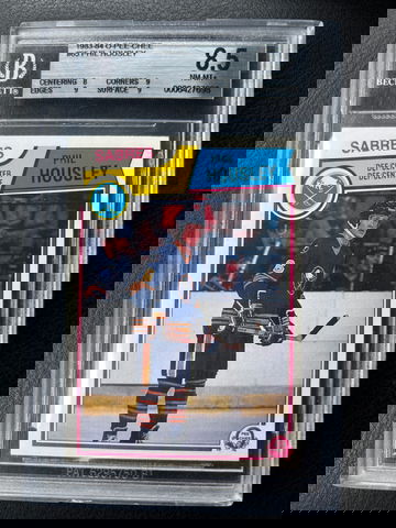 1983-84 O-Pee-Chee Phil Housley HOF Rookie Card BGS 8.5 Buffalo Sabres