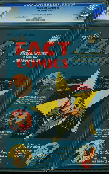 REAL FACT COMICS #4, CGC 9.4 NM