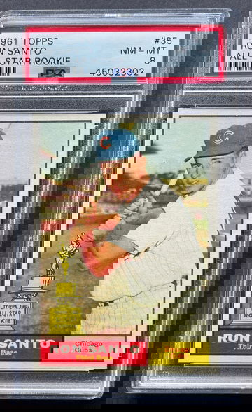 1961 Topps Rob Santo RC #35 PSA 8