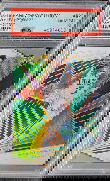 2018-19 Panini Revolution Jaylen Brown Galactic #42 PSA 10