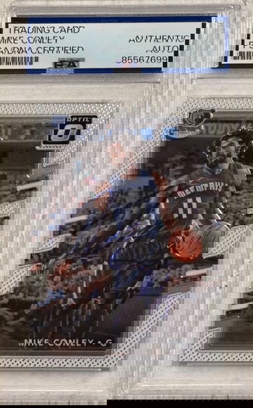 2017-18 Panini Donruss Optic #72 Mike Conley signed PSA Authentic Auto Memphis Grizzlies