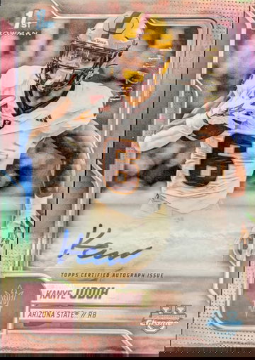 2025 Bowman Chrome University Autograph Refractor #BCA-KUD Kanye Udoh /299