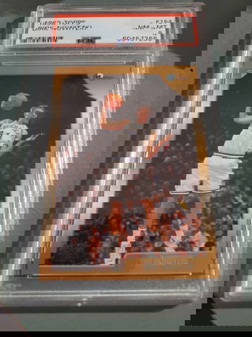 DIRK NOWITZKI 1998 TOPPS ROOKIE PSA 8