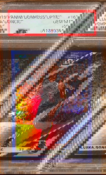 2019 Panini Donruss Optic LUKA DONCIC Purple Prizm #16